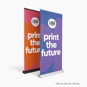 Deluxe roll-up banner